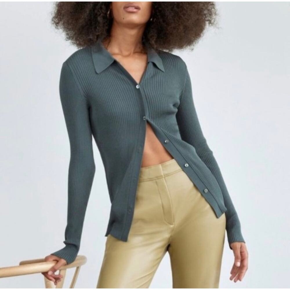 Babaton Finley Sweater Button Up Cardigan Women's Size S